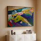 Murnau Mountain Landscape with Church, 1910 - Floater Framed Canvas Print