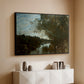 Souvenir of the Environs of Lake Nemi, 1865 - Floater Framed Canvas Print