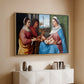 Sacred Conversation, c. 1505 - Floater Framed Canvas Print