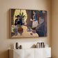 The Dining Room (Breakfast), 1886-1887 - Floater Framed Canvas Print