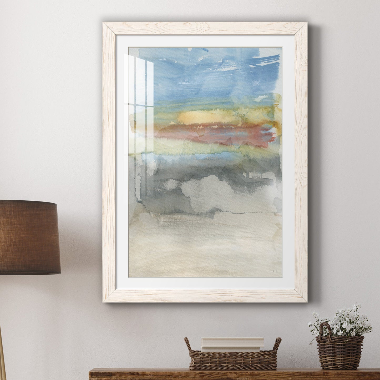 High Desert Sunset I - Premium Framed Print - Distressed Barnwood Frame - Ready to Hang