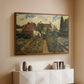 Garden of a Florist (The Flower Garden), 1864 - Floater Framed Canvas Print