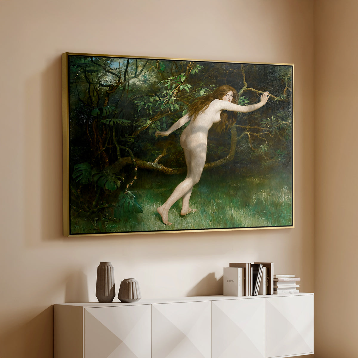 Eve, 1911 - Floater Framed Canvas Print