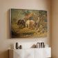 The Midday Meal, 1835 - Floater Framed Canvas Print