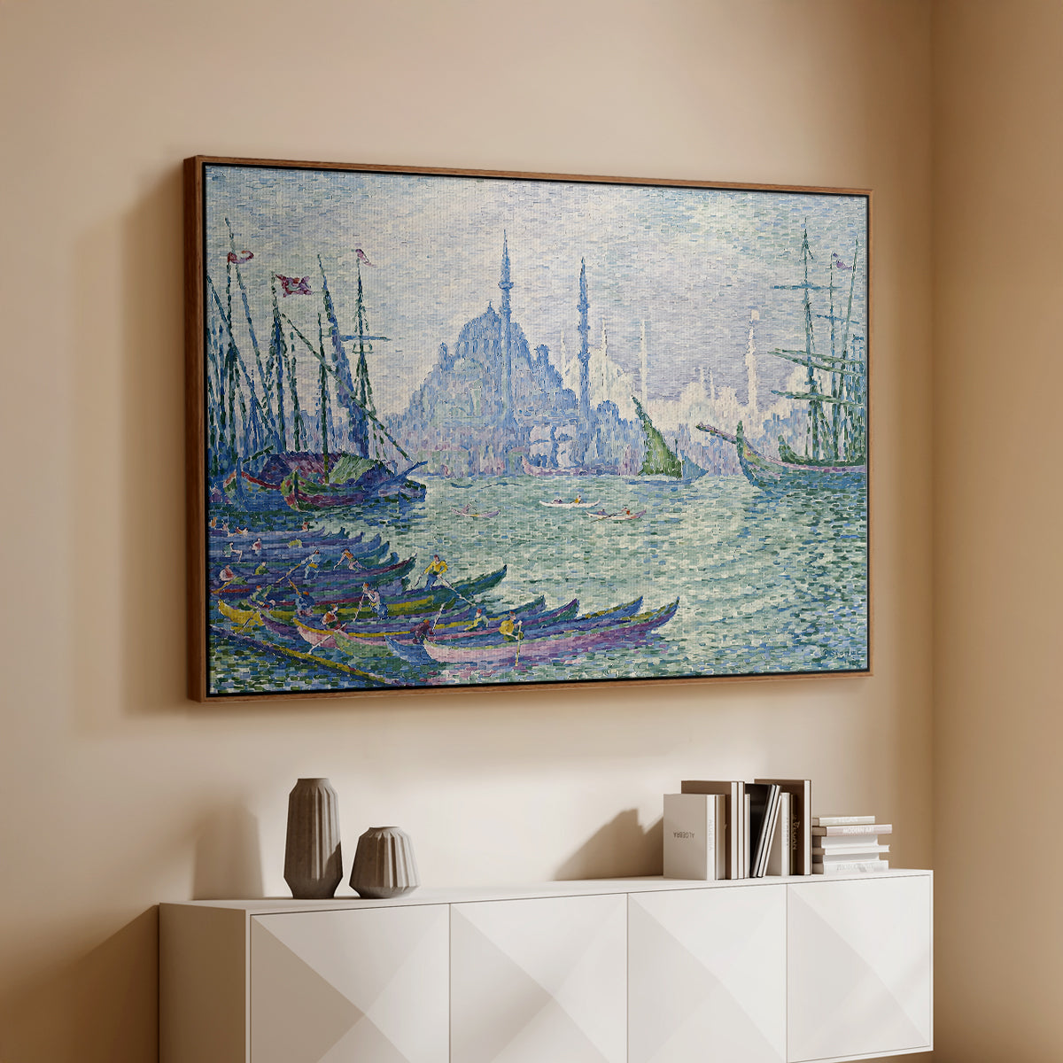 The Golden Horn, Minarets, 1907 - Floater Framed Canvas Print