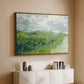 Green Wheat Field, Auvers, 1890 - Floater Framed Canvas Print