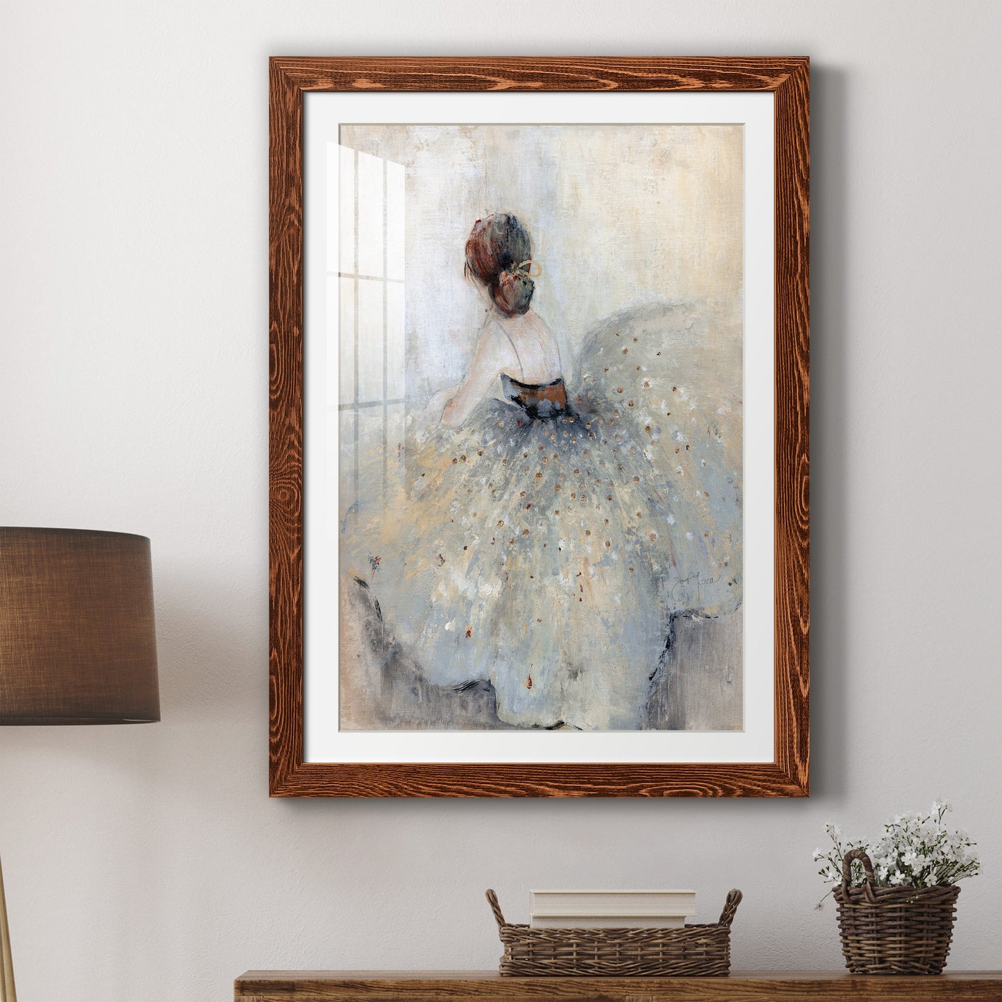 At A Glance - Premium Framed Print - Distressed Barnwood Frame - Ready to Hang