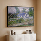 Houses in Auvers, 1890 - Floater Framed Canvas Print