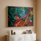 The Monkey, 1912 - Floater Framed Canvas Print