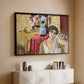 Woman Seated in an Armchair, c. 1920 - Floater Framed Canvas Print