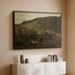 Landscape from Ebersteinburg in Baden, 1876 - Floater Framed Canvas Print