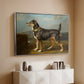 A Terrier in a Landscape, c. 1811 - Floater Framed Canvas Print
