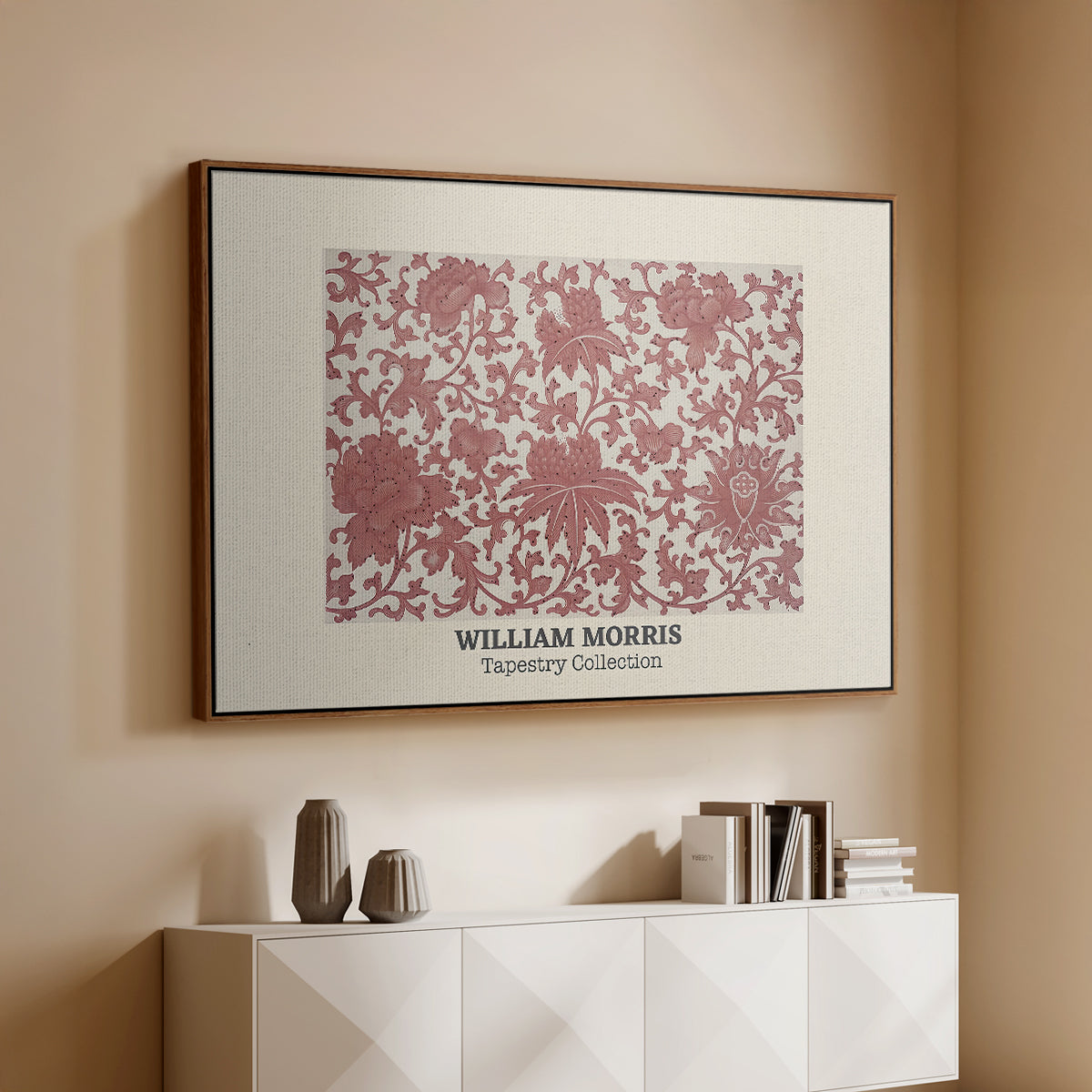 Examples of Chinese Ornament, Pl. XCIII (Morris Inspired), 1867 - Floater Framed Canvas Print
