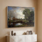Dedham Lock and Mill, c. 1820 - Floater Framed Canvas Print