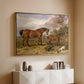Portrait of Reformer, Blucher, Tory and Crib, Property of Rowland Alston, Esq., M.P., 1835 - Floater Framed Canvas Print