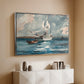 Sloop, Nassau, 1899 - Floater Framed Canvas Print