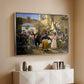 Romans Gathered for Merriment at an Osteria, 1839 - Floater Framed Canvas Print