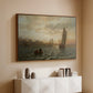 View from the Oslofjord, 1866 - Floater Framed Canvas Print