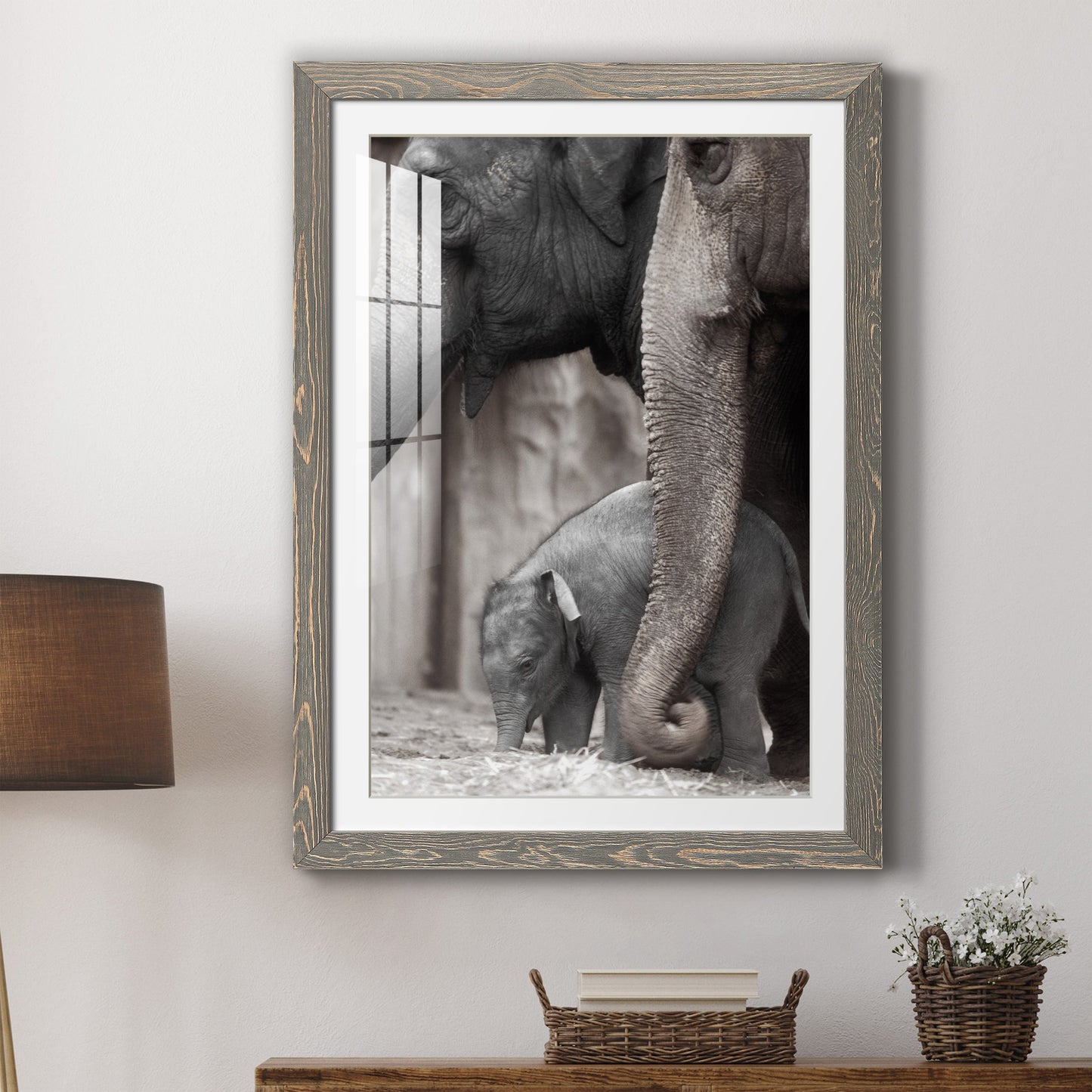 Family Moment - Premium Framed Print - Distressed Barnwood Frame - Ready to Hang