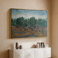 Olive Trees, 1889 - Floater Framed Canvas Print