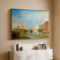 Venice: The Dogana and San Giorgio Maggiore, 1834 - Floater Framed Canvas Print