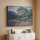 Bathers in Saint-Tropez, c. 1909 - Floater Framed Canvas Print