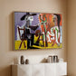 The Painter and His Model, 1963 - Floater Framed Canvas Print