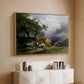 The Harvest Wagon (Der Heuwagen), c. 1850 - Floater Framed Canvas Print
