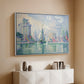 The Green Towers (Les tours vertes, la Rochelle), 1913 - Floater Framed Canvas Print