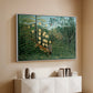 Fight Between a Tiger and a Buffalo, 1908 - Floater Framed Canvas Print