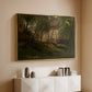German Farm, 1859 - Floater Framed Canvas Print