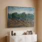 Olive Trees, 1889 - Floater Framed Canvas Print