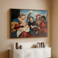 Mary and Child with Saints Stephen, Jerome and Maurice, c. 1510 - Floater Framed Canvas Print