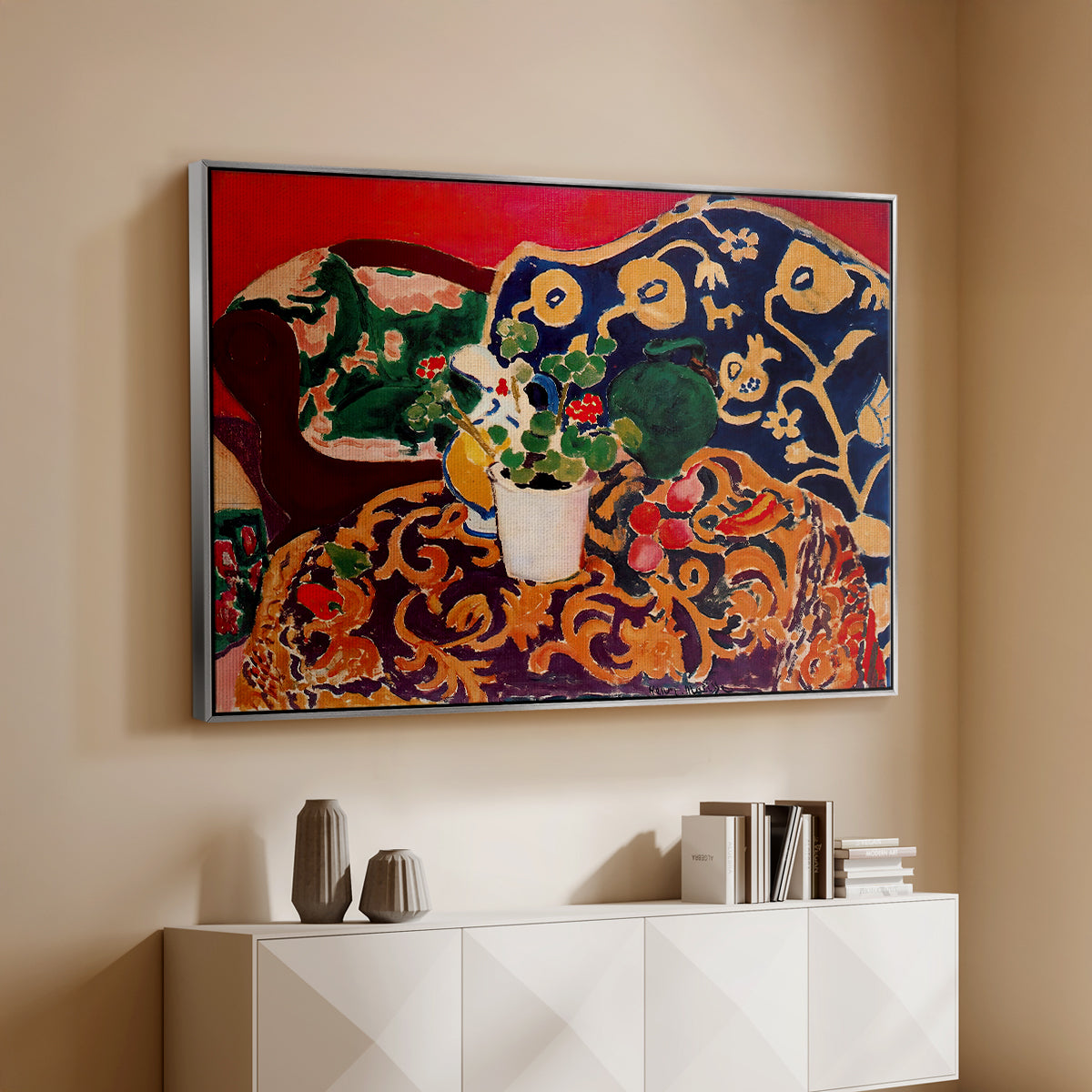 Spanish Still Life, c. 1910 - Floater Framed Canvas Print
