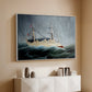 A Ship in the Storm, c. 1899 - Floater Framed Canvas Print