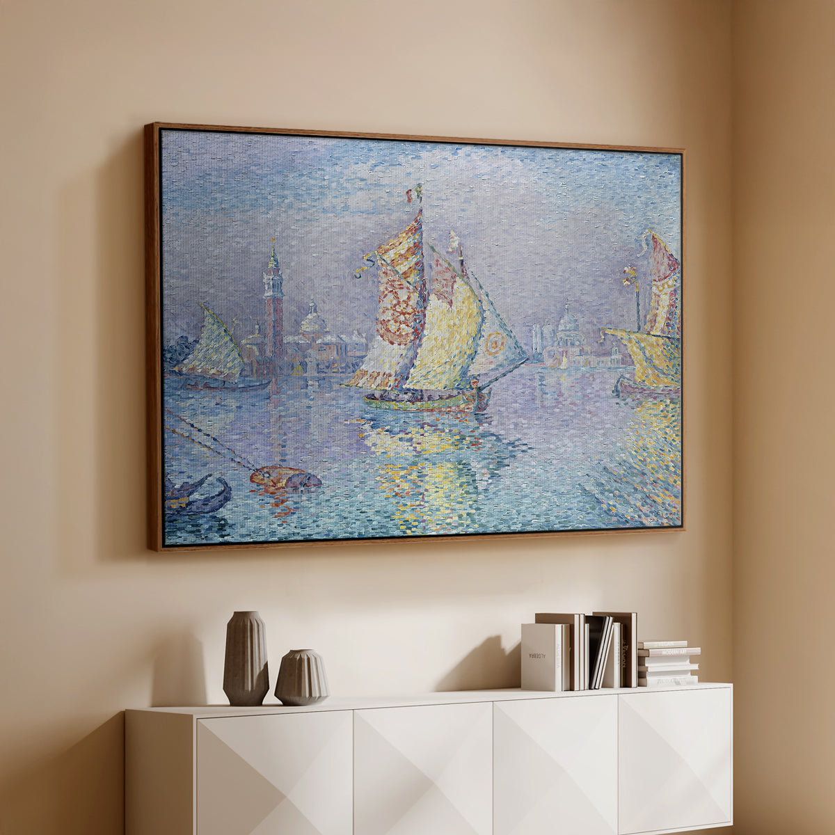 Venice, the Yellow Sail, 1904 - Floater Framed Canvas Print