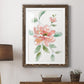 Peony Contour - Barnwood Framed Art Print