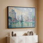 The Green Towers (Les tours vertes, la Rochelle), 1913 - Floater Framed Canvas Print