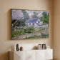 Houses in Auvers, 1890 - Floater Framed Canvas Print