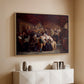 Funeral Feast, 1854 - Floater Framed Canvas Print