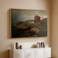 A Fisherman's Home, Lillesand, 1858 - Floater Framed Canvas Print