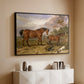 Portrait of Reformer, Blucher, Tory and Crib, Property of Rowland Alston, Esq., M.P., 1835 - Floater Framed Canvas Print
