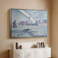 Entrance to the Port of Honfleur, 1899 - Floater Framed Canvas Print