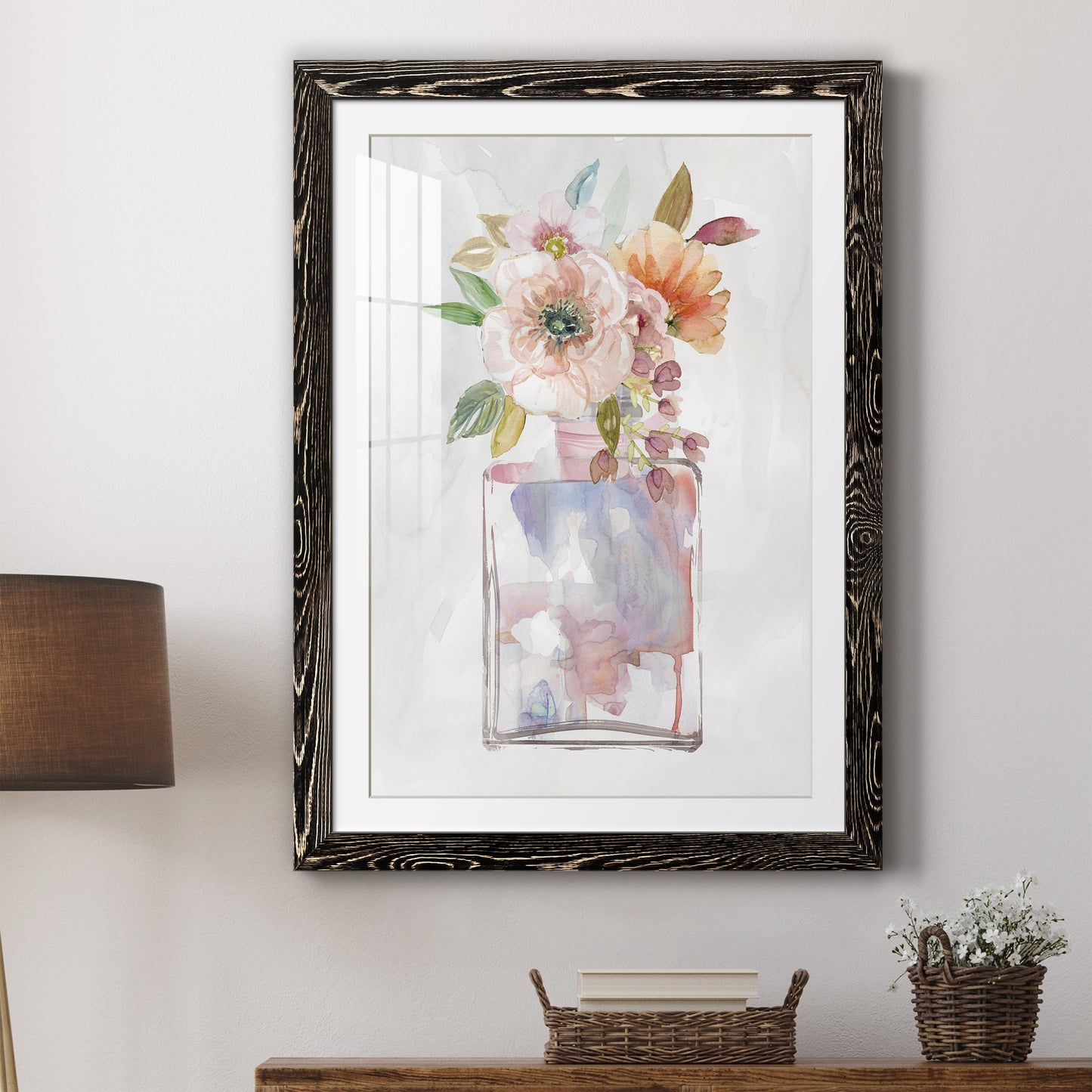 Mini Bouquet II - Premium Framed Print - Distressed Barnwood Frame - Ready to Hang