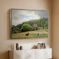 Farm with Grazing Cows (Bondegård med beitende kuer), 1892 - Floater Framed Canvas Print
