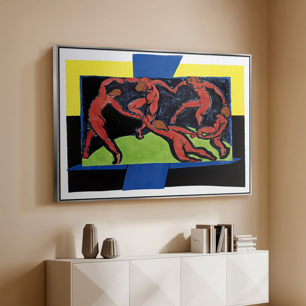 The Dance (La Danse), 1939 - Floater Framed Canvas Print