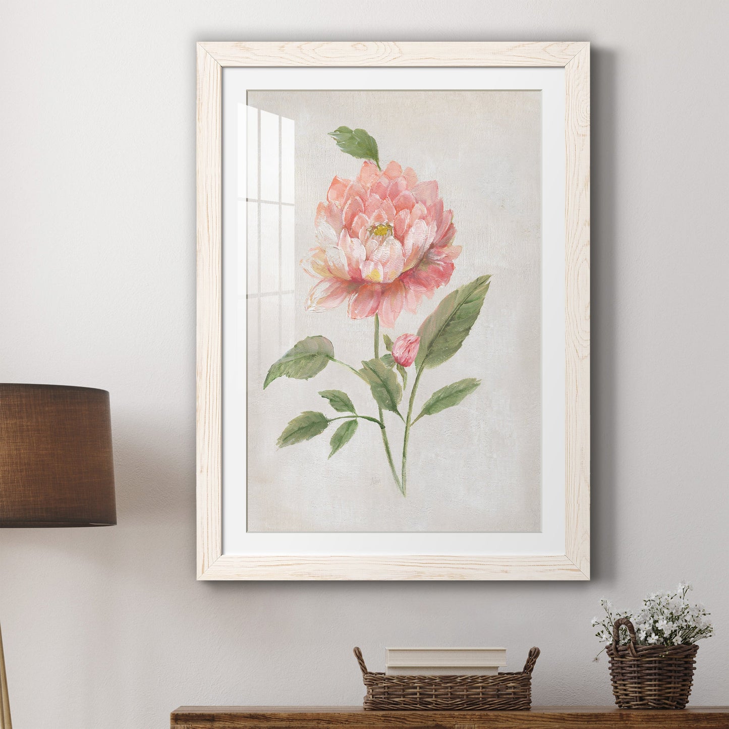 Grandiflora III - Premium Framed Print - Distressed Barnwood Frame - Ready to Hang