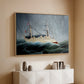 A Ship in the Storm, c. 1899 - Floater Framed Canvas Print
