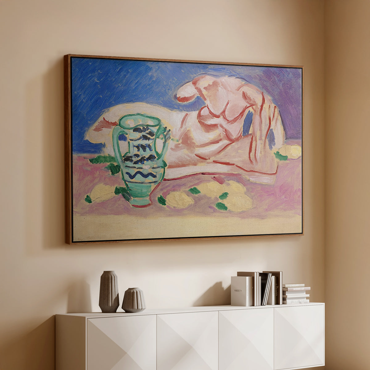 Ilyssus from the Parthenon, 1908 - Floater Framed Canvas Print