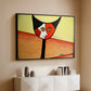 Picasso's Cat–El Gato - Floater Framed Canvas Print